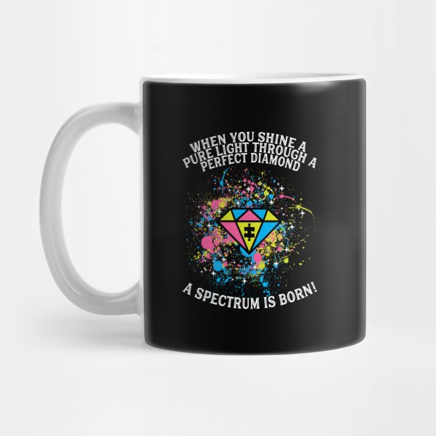 Perfect Diamond A Spectrum Is Born Autism by teevisionshop